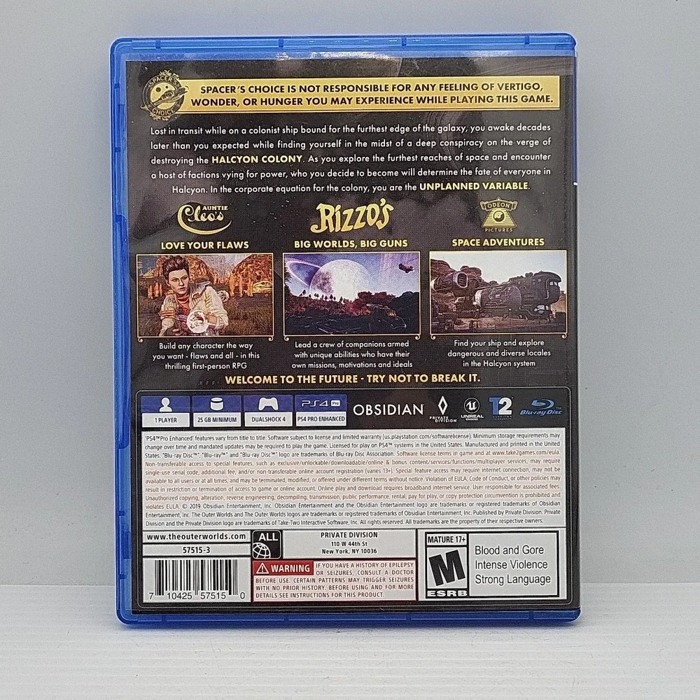 The Outer Worlds - PlayStation 4‎